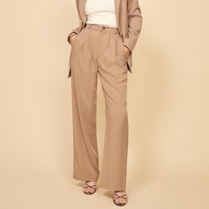 Reformation Mason Pants in Khaki